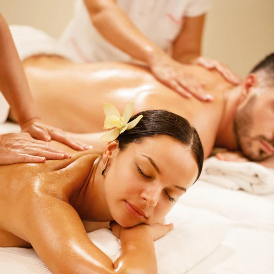 Spa products arrangement